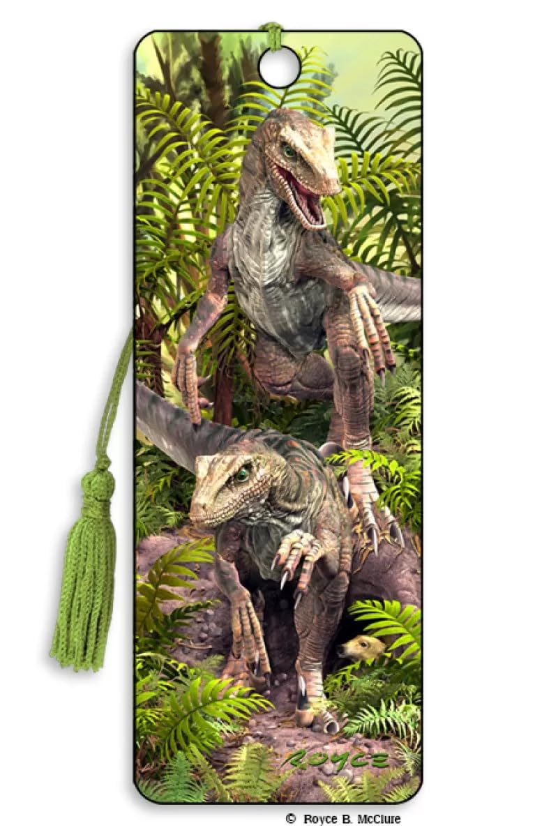 3D Dinosaur ""Bad Boys"" Bookmark - by Artgame